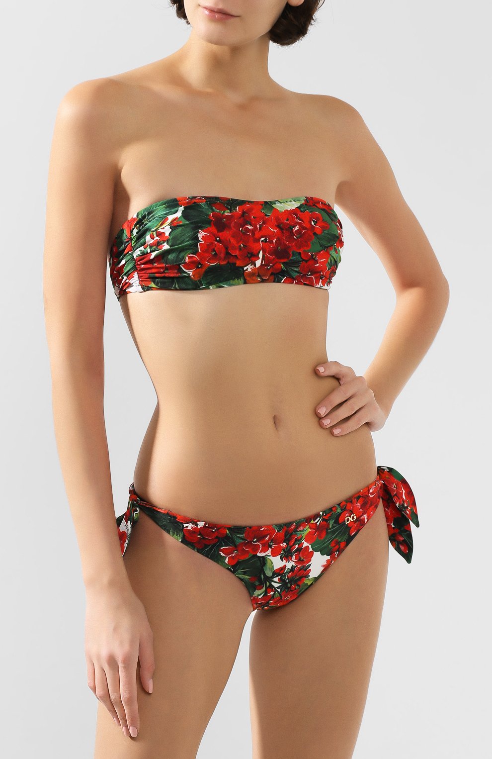 Бра-бандо DOLCE & GABBANA красного цвета по цене 34800 руб., арт. 01A03J/FSG0Y, фото 2 Бра-бандо DOLCE & GABBANA, арт. 01A03J/FSG0Y, фото 2