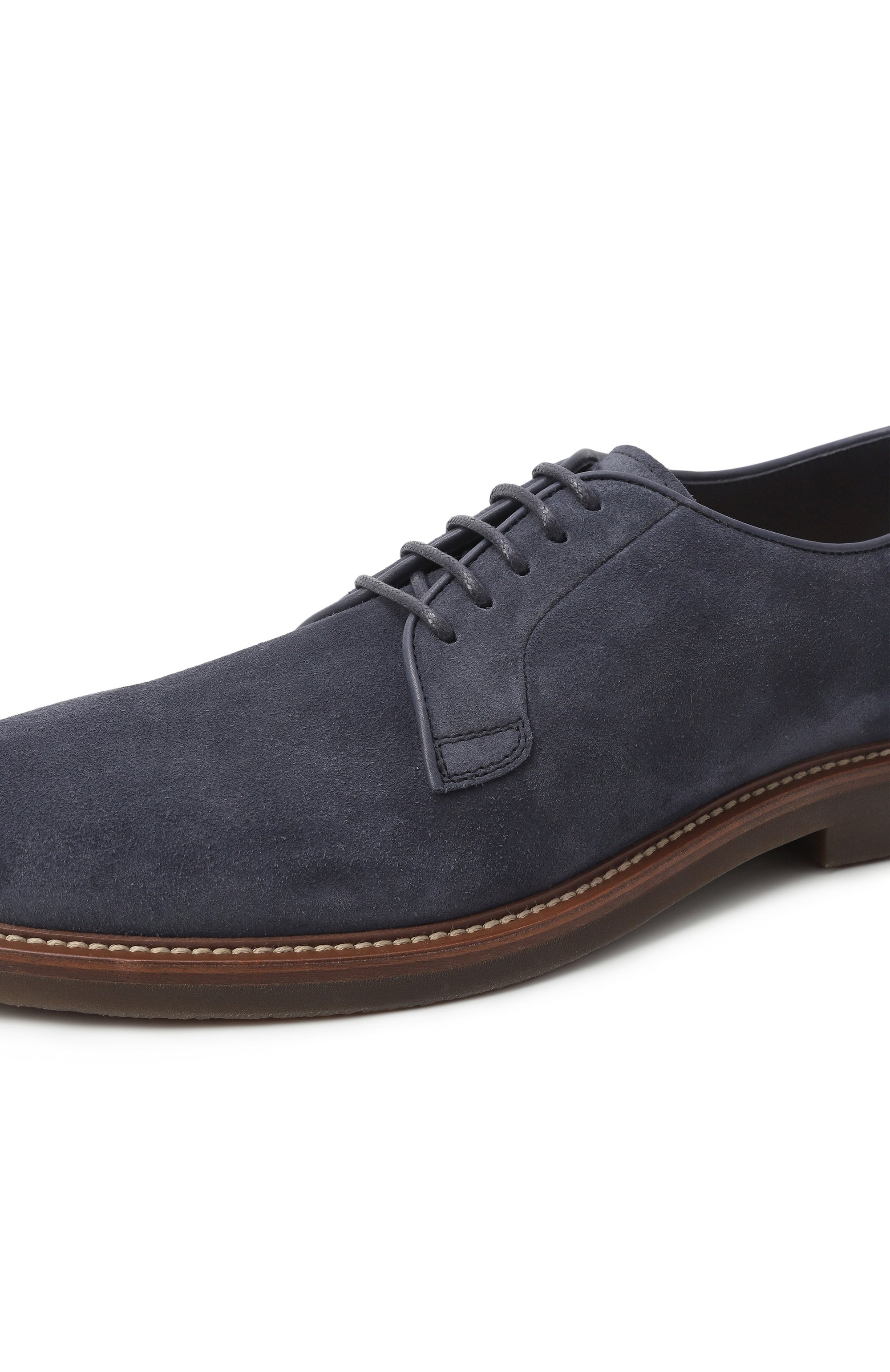 Замшевые дерби BRUNELLO CUCINELLI, арт. MZUNICE722, фото 7