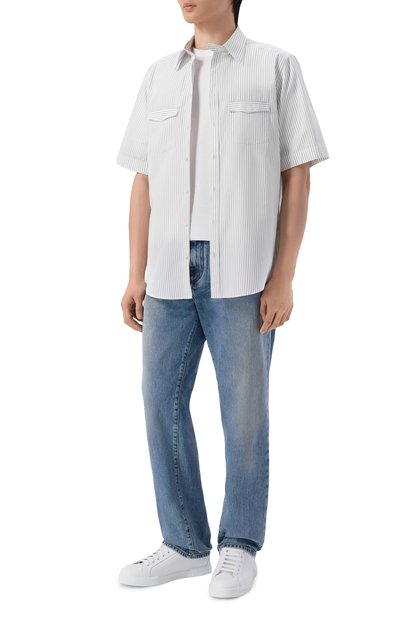 Хлопковая рубашка DOLCE & GABBANA, арт. G50C6T/FR50B, фото 2