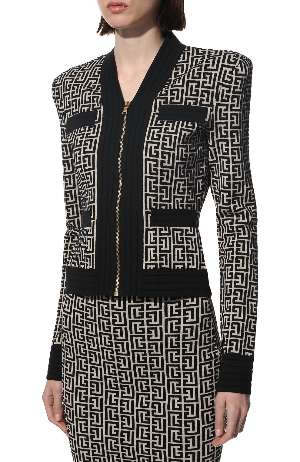 Жакет из шерсти и вискозы BALMAIN, арт. XF1KL055/KB02, фото 3
