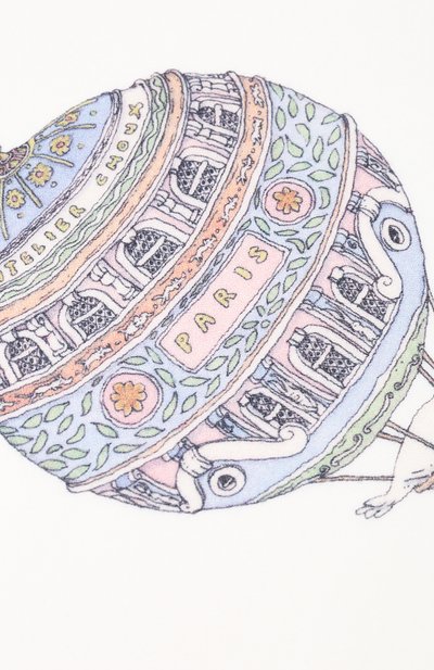 Одеяло из шерсти и кашемира ATELIER CHOUX, арт. CASHMERE BLANKET H0T AIR BALL00NS, фото 2