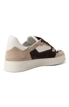 Мужские замшевые кеды drazen ARTIOLI бежевого цвета, арт. 0S590/SUEDE/CALF/CALF ELITE | Фото 5 (Материал внешний: Натуральная кожа, Замша; Подошва: Массивная; Материал сплава: Проставлено; Драгоценные камни: Проставлено; Материал внутренний: Натуральная кожа; Стили: Классический; Кросс-КТ: Низкие; Материал утеплителя: Без утеплителя)