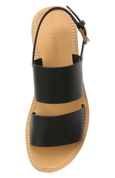Кожаные сандалии pantheon DOLCE & GABBANA, арт. A80224/AV385, фото 5