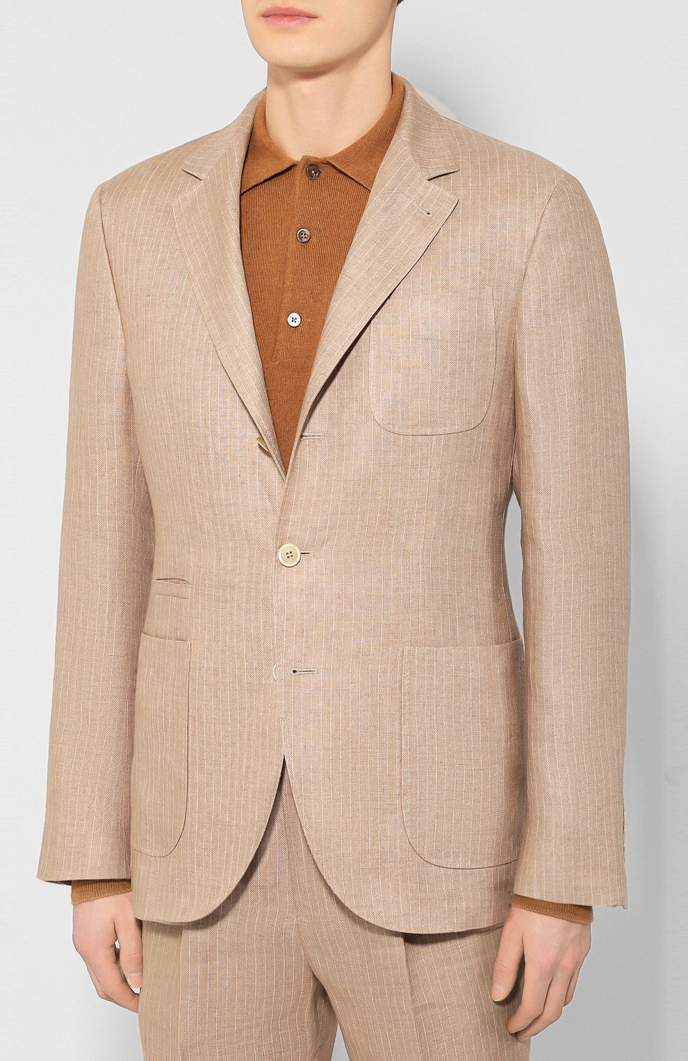 Льняной костюм BRUNELLO CUCINELLI, арт. MW432LDN6, фото 2