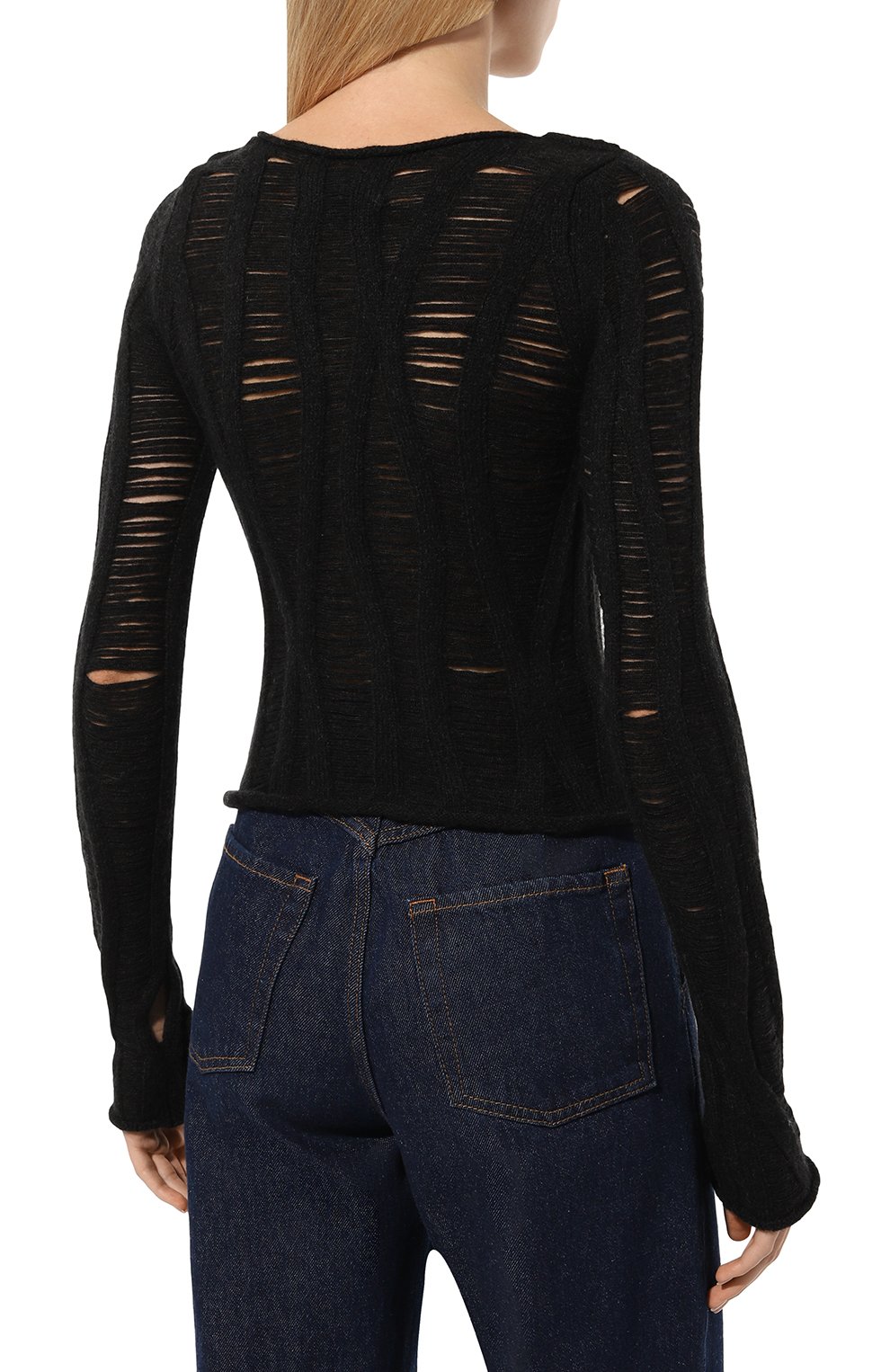 Шерстяной пуловер ISABEL BENENATO, арт. DK941F24, фото 4