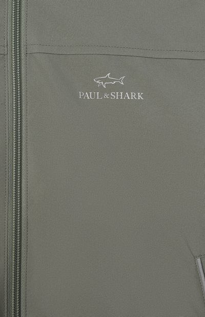Ветровка PAUL & SHARK JUNIOR хаки цвета по цене 43800 руб., арт. WUS00T/L3AB9/10A-16A, фото 3 Ветровка PAUL & SHARK JUNIOR, арт. WUS00T/L3AB9/10A-16A, фото 3