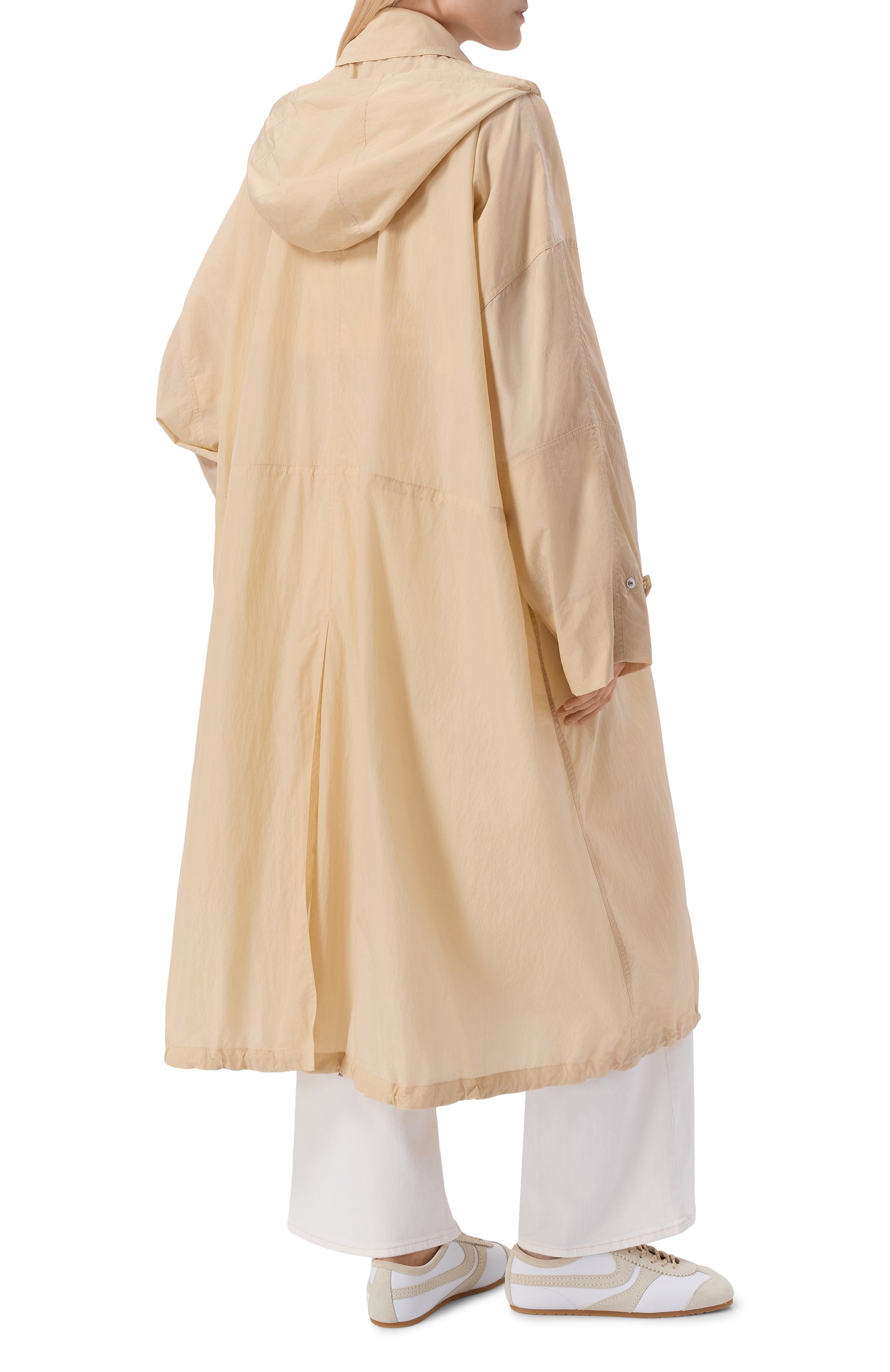 Плащ SPORTMAX кремового цвета по цене 62950 руб., арт. SPXGATT0, фото 4 Плащ SPORTMAX, арт. SPXGATT0, фото 4
