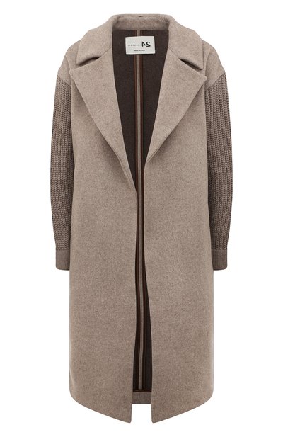 Пальто из шерсти и кашемира MANZONI24, арт. 23M523-DB4X, фото 1