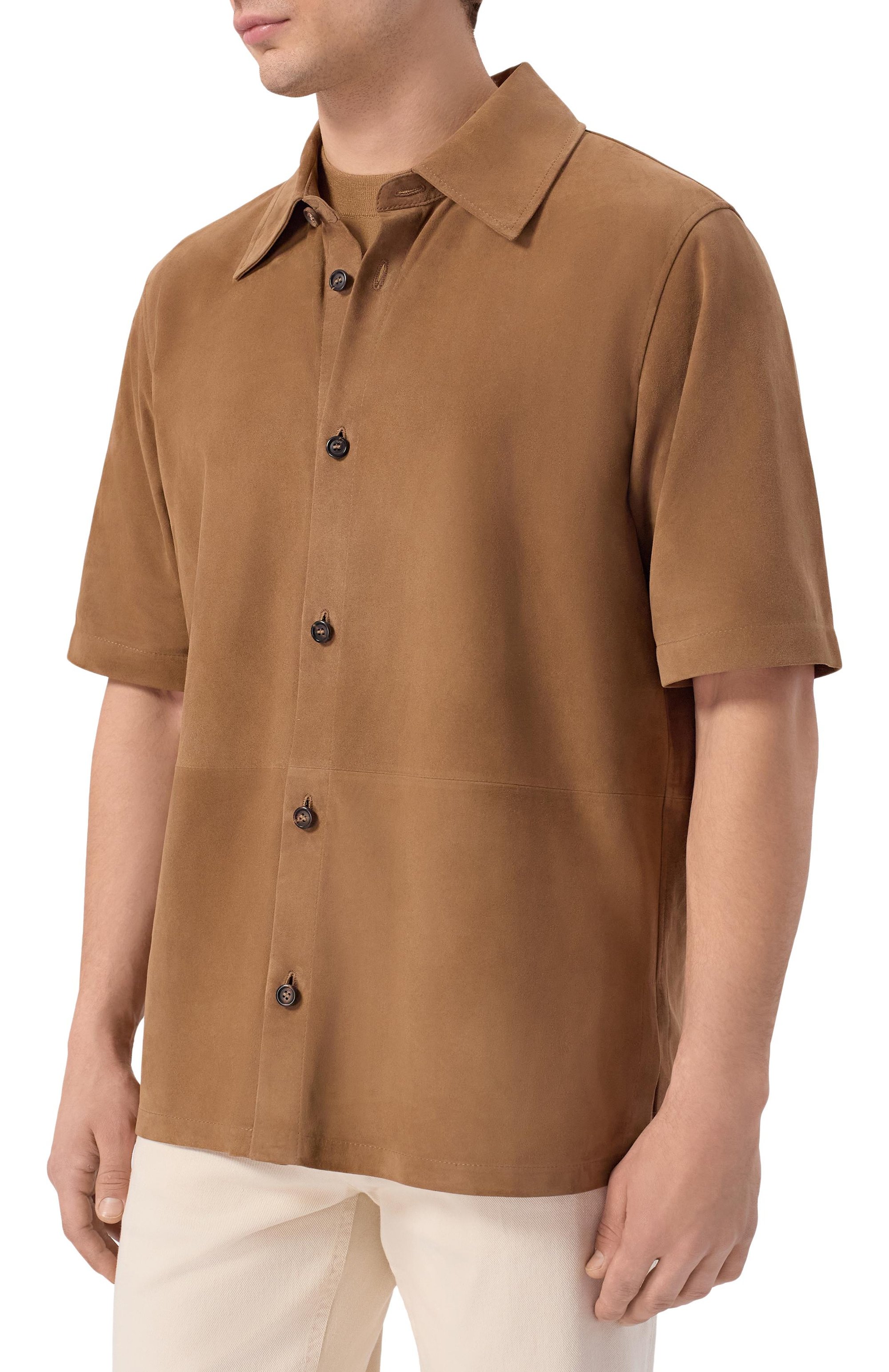 Замшевая рубашка MVST, арт. M26.2PM.L031/L010 SUEDE, фото 3