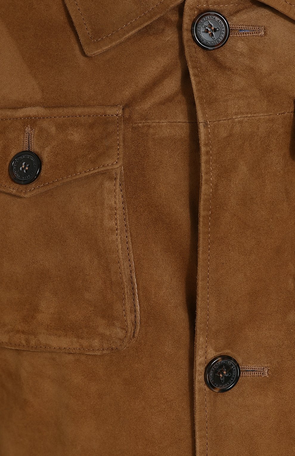 Замшевый френч с отложным воротником ANDREA CAMPAGNA, арт. A5T922/4911, фото 5