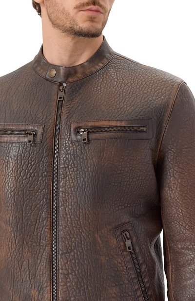 Кожаная куртка DOLCE & GABBANA, арт. G9AZZL/HULXP, фото 5