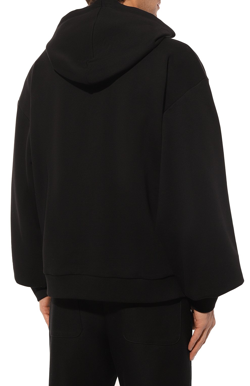 Хлопковая толстовка WHO_AM, арт. MZ1-P241-BLK, фото 4