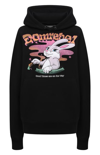 Женский хлопковое худи DOMREBEL, арт. CARR0TS/H00DIE/W