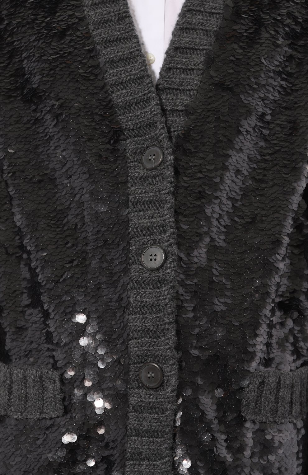 Кардиган из шерсти и кашемира PRADA, арт. P25I13-1Y6A-F0308-212, фото 5