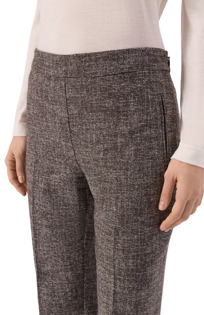 Брюки PINKO коричневого цвета по цене 22300 руб., арт. 105634/A2SK, фото 5 Брюки PINKO, арт. 105634/A2SK, фото 5