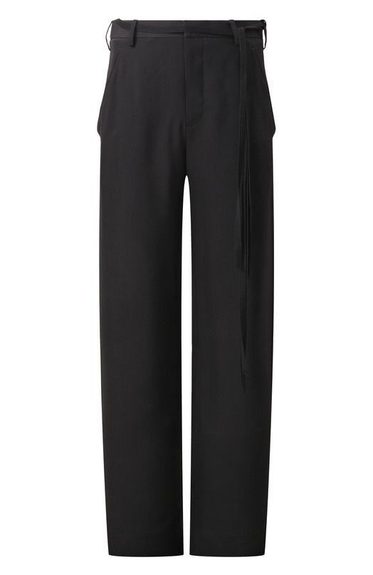 Брюки из вискозы и шерсти Ann Demeulemeester B0010304/FA556 Чёрный B0010304/FA556