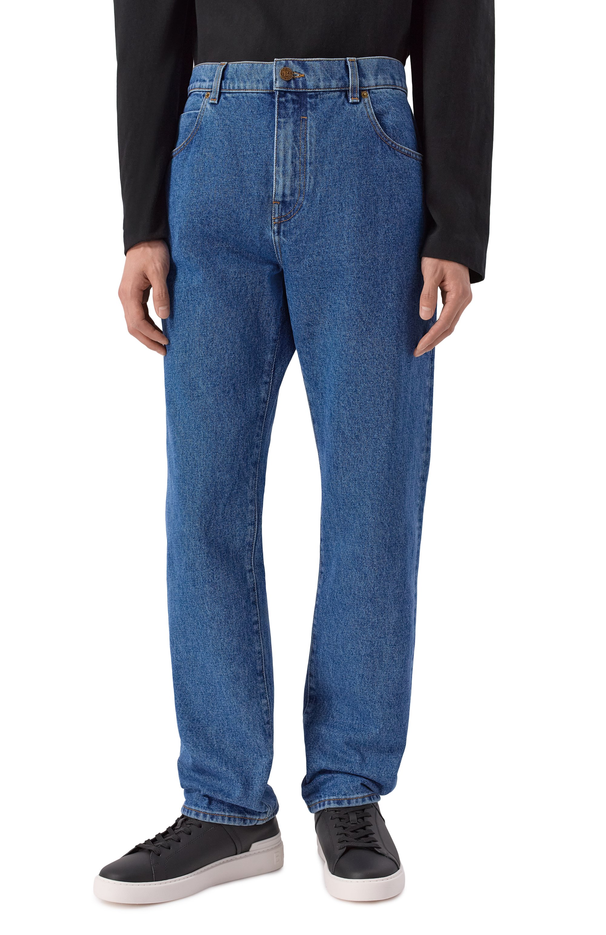 Джинсы regular BALMAIN, арт. GH1MI043/DG08, фото 3