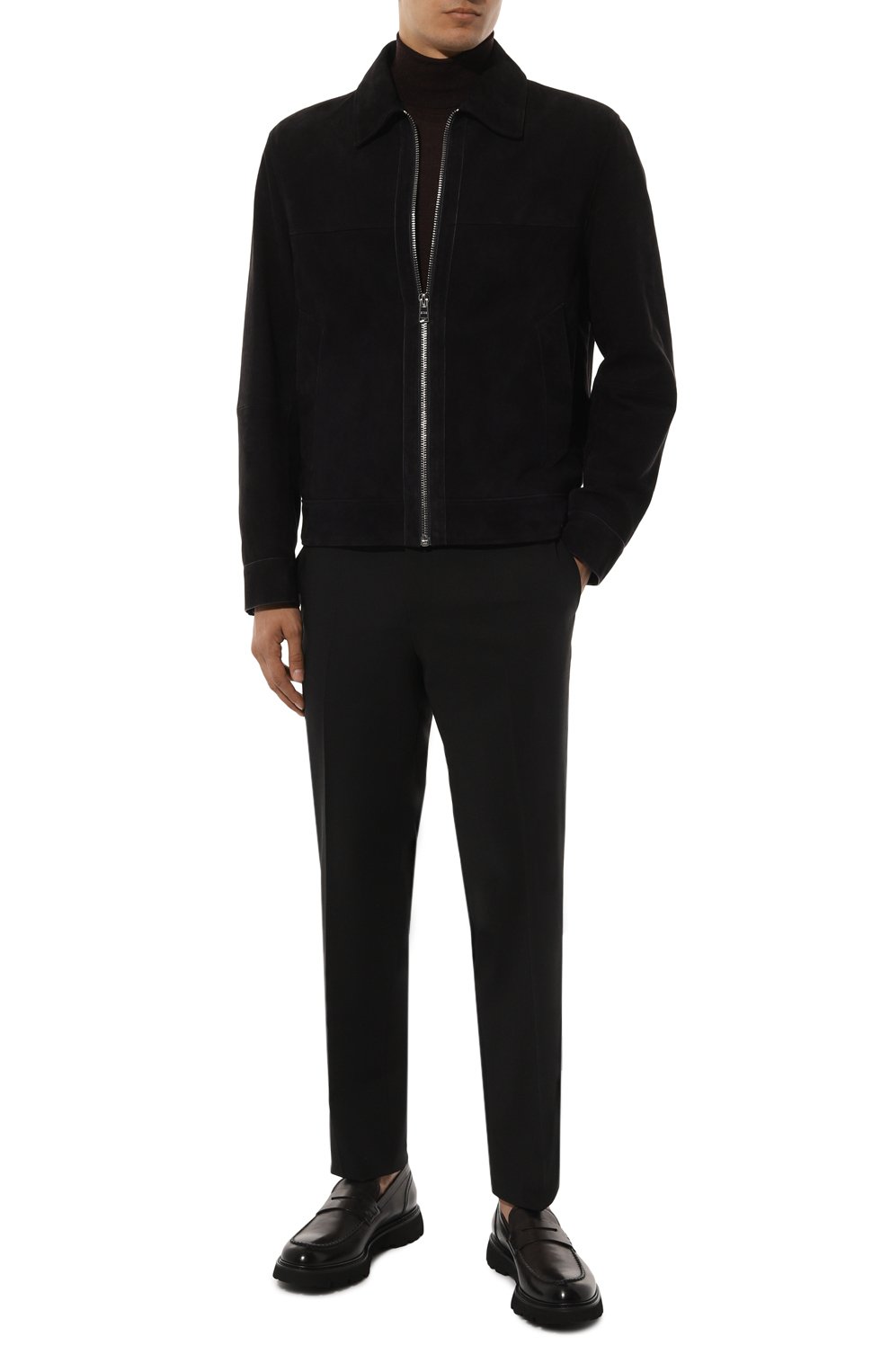 Кожаные пенни-лоферы DOUCAL'S, арт. DU3364G0TNUF188N, фото 2