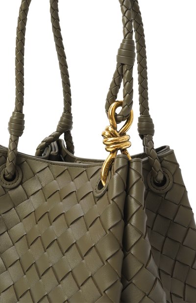 Сумка parachute small BOTTEGA VENETA хаки цвета по цене 554000 руб., арт. 796569/VCPPT, фото 3 Сумка parachute small BOTTEGA VENETA, арт. 796569/VCPPT, фото 3