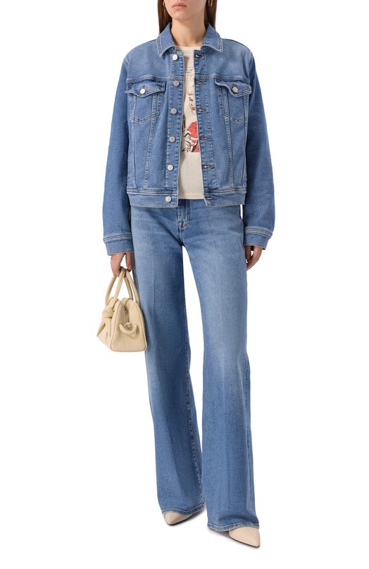 Джинсовая куртка 7 For All Mankind 7UJ60120-1ZP Синий  7UJ60120-1ZP Фото 2