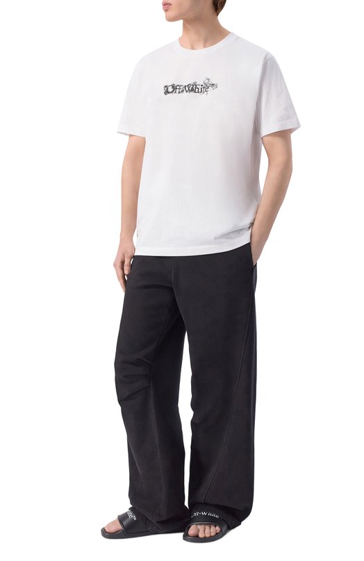 Шлепанцы Bookish Off-White 0MIU002S26MAT002 Чёрный  0MIU002S26MAT002 Фото 2