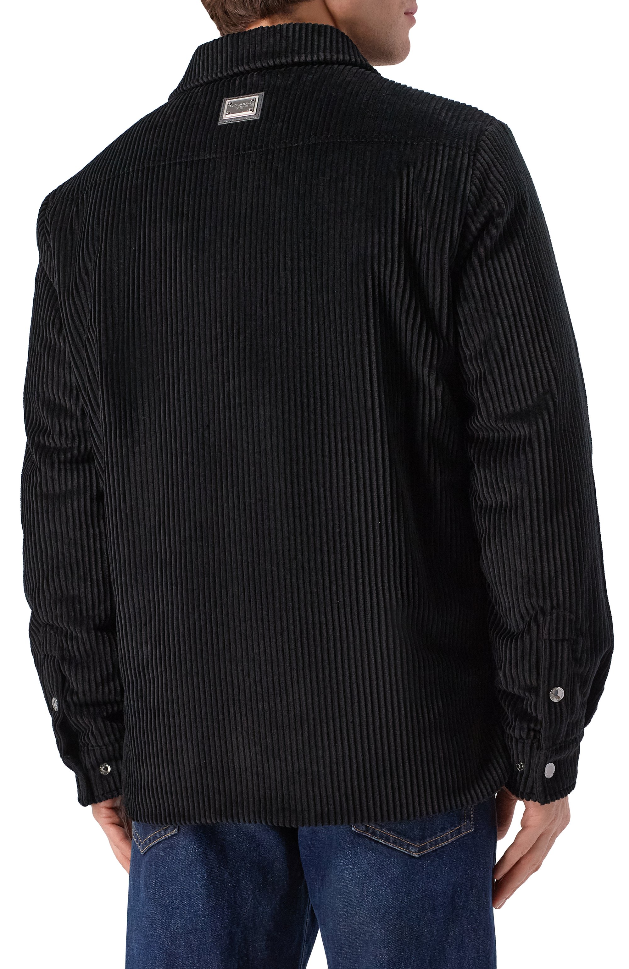 Вельветовая куртка-рубашка DOLCE & GABBANA, арт. G9BRET/FUVFE, фото 4