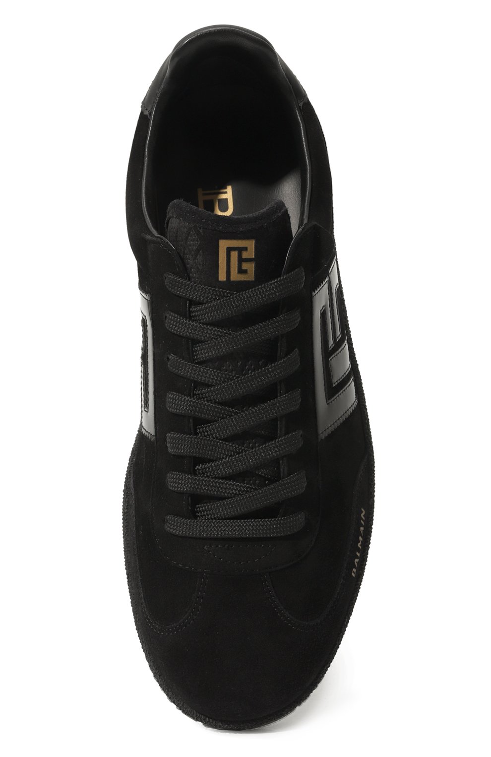 Замшевые кеды swan BALMAIN, арт. DM1VI360/LABP, фото 6