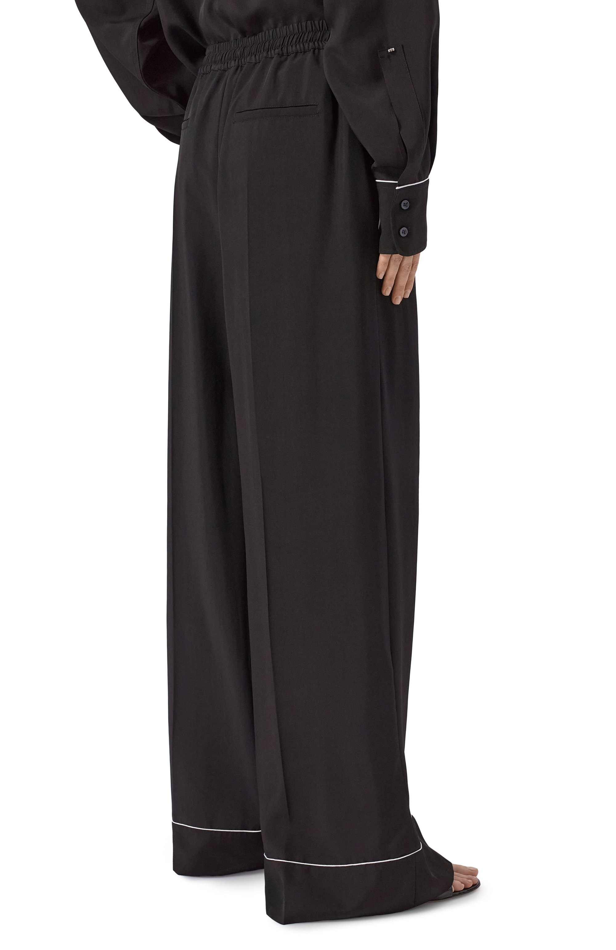 Брюки из вискозы SPORTMAX, арт. SPXRIVETT0, фото 4