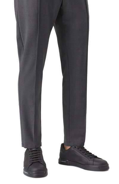 Кожаные кеды portofino light DOLCE & GABBANA, арт. CS2332/AA335, фото 3