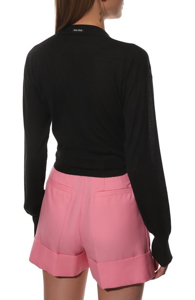 Кардиган из кашемира и шелка MIU MIU, арт. MMF575-10Q4-F0002, фото 3