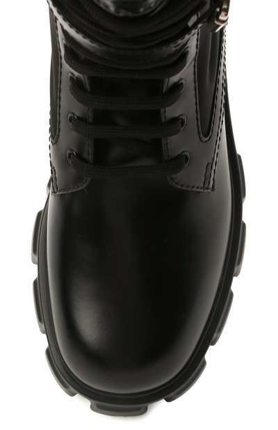 Кожаные ботинки monolith PRADA, арт. 1T255M-3L09-F0002, фото 4