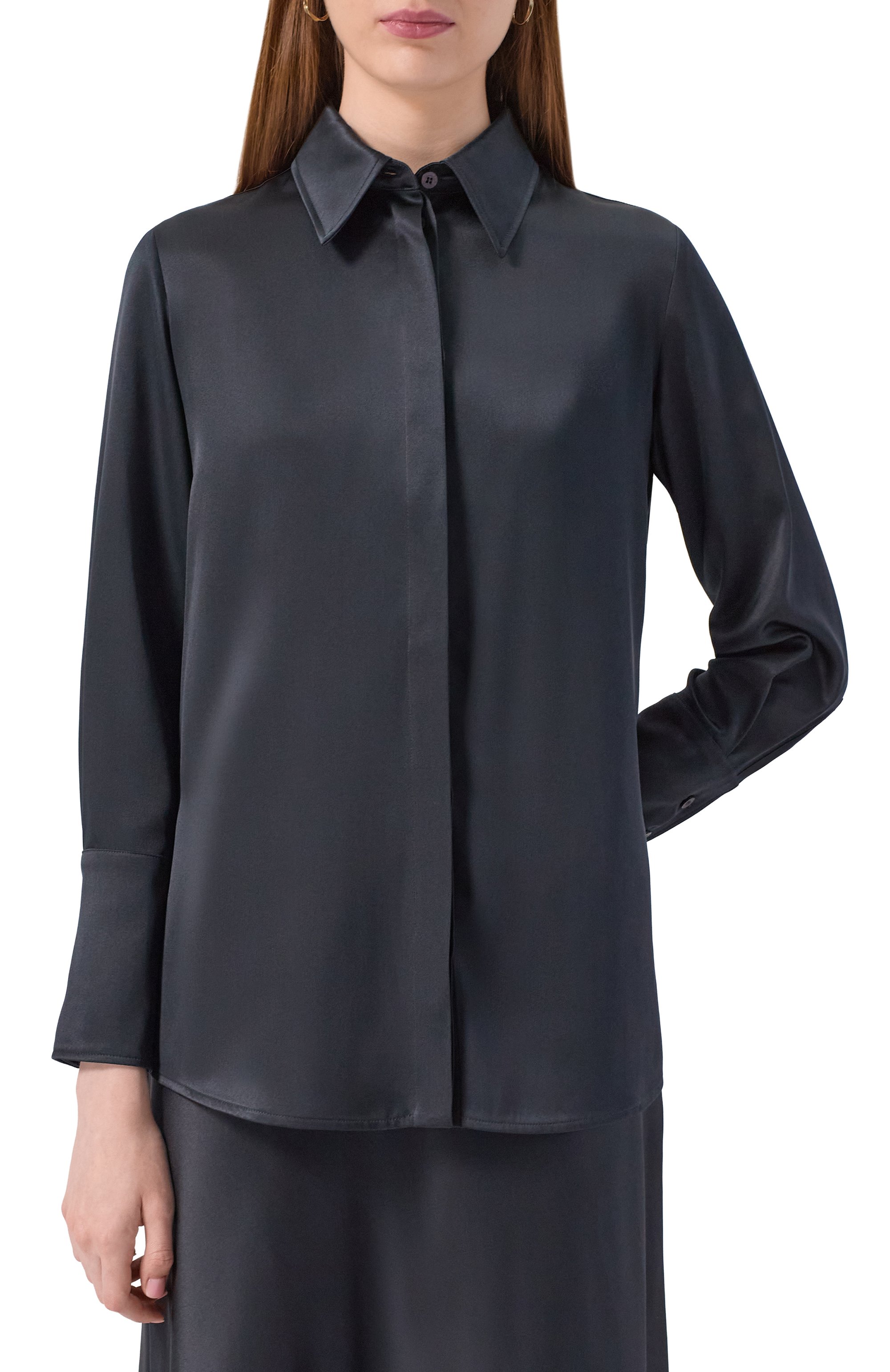 Атласная рубашка COLOMBO, арт. CM00408/CH/T0603-U, фото 3