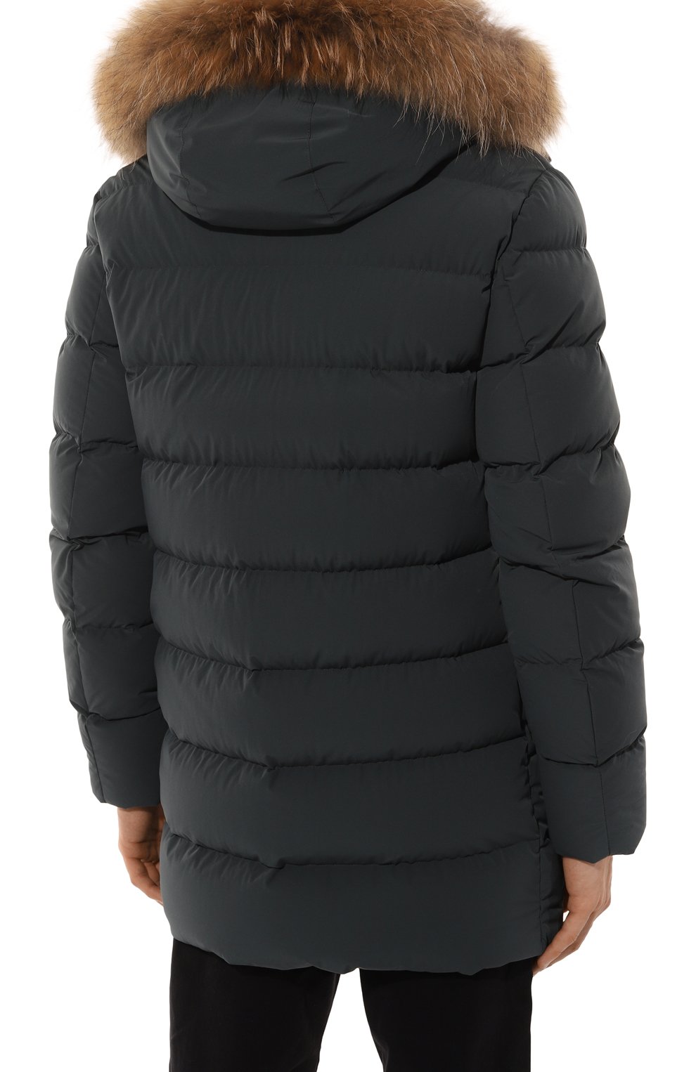 Пуховик с отделкой из енотовидной собаки HETREGO, арт. 8N436M/PARKER, фото 4