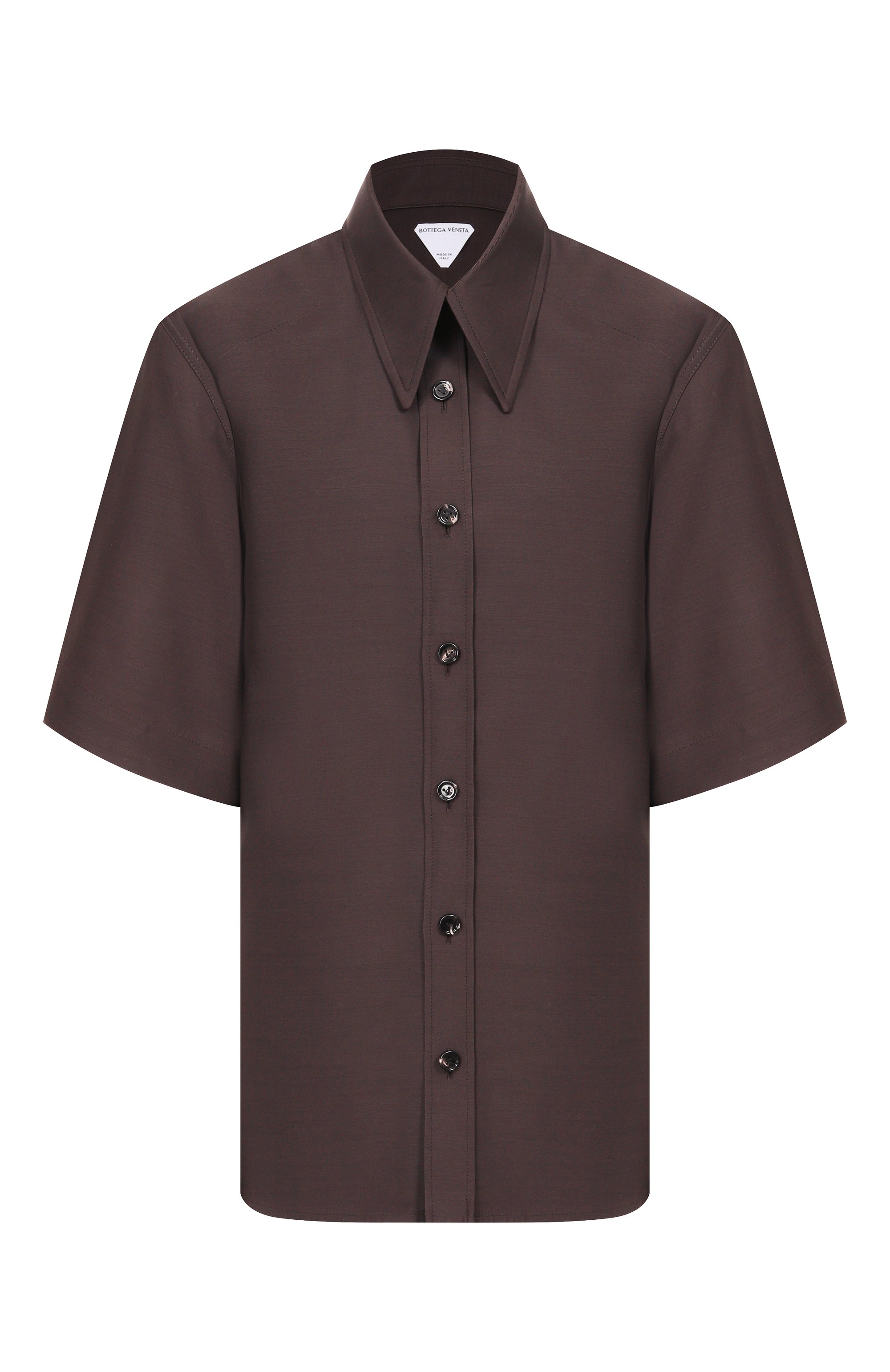 Рубашка из шерсти и шелка BOTTEGA VENETA, арт. 860125/V6D60, фото 1