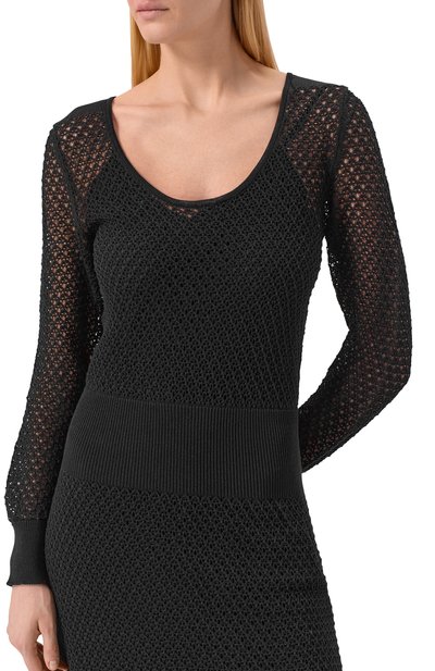 Хлопковое платье LORENA ANTONIAZZI, арт. P26122AM14A/3049, фото 4