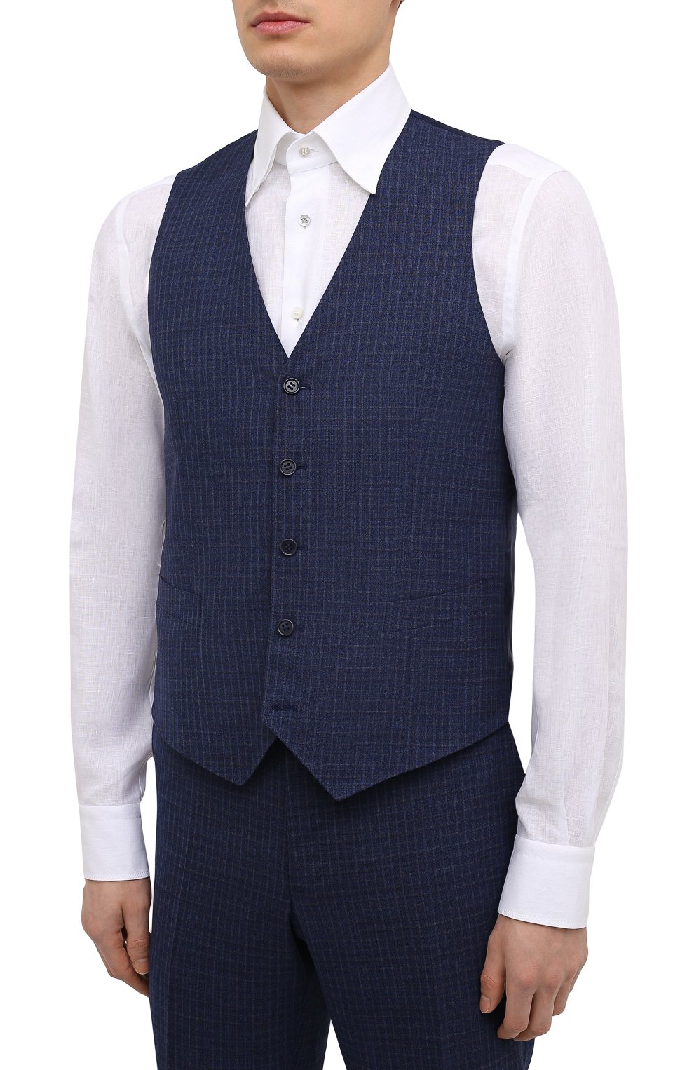 Шерстяной костюм-тройка CANALI, арт. 11280/19/BR03215, фото 6