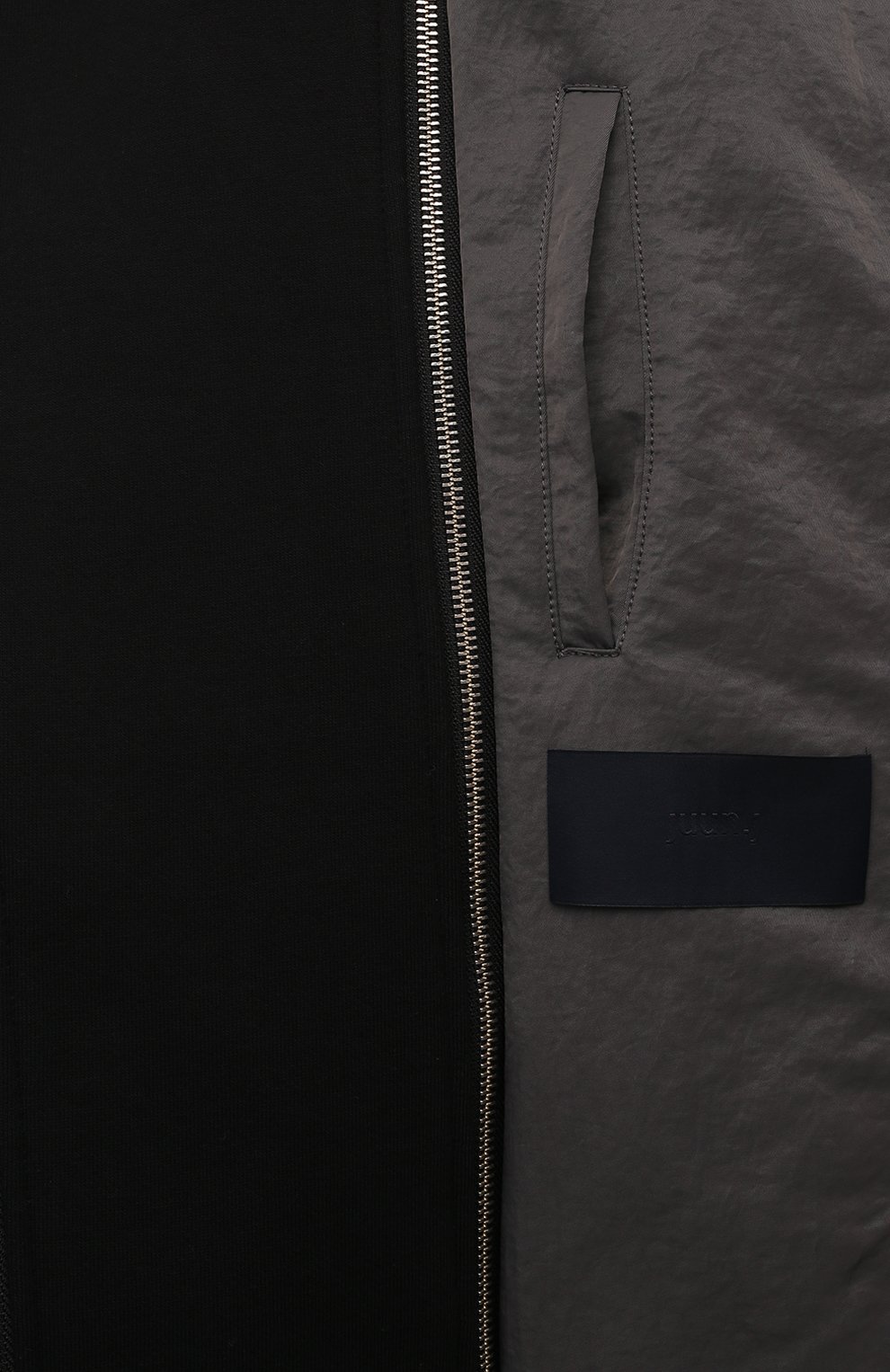 Утепленный бомбер JUUN.J темно-серого цвета по цене 136500 руб., арт. JC4139P32, фото 6 Утепленный бомбер JUUN.J, арт. JC4139P32, фото 6