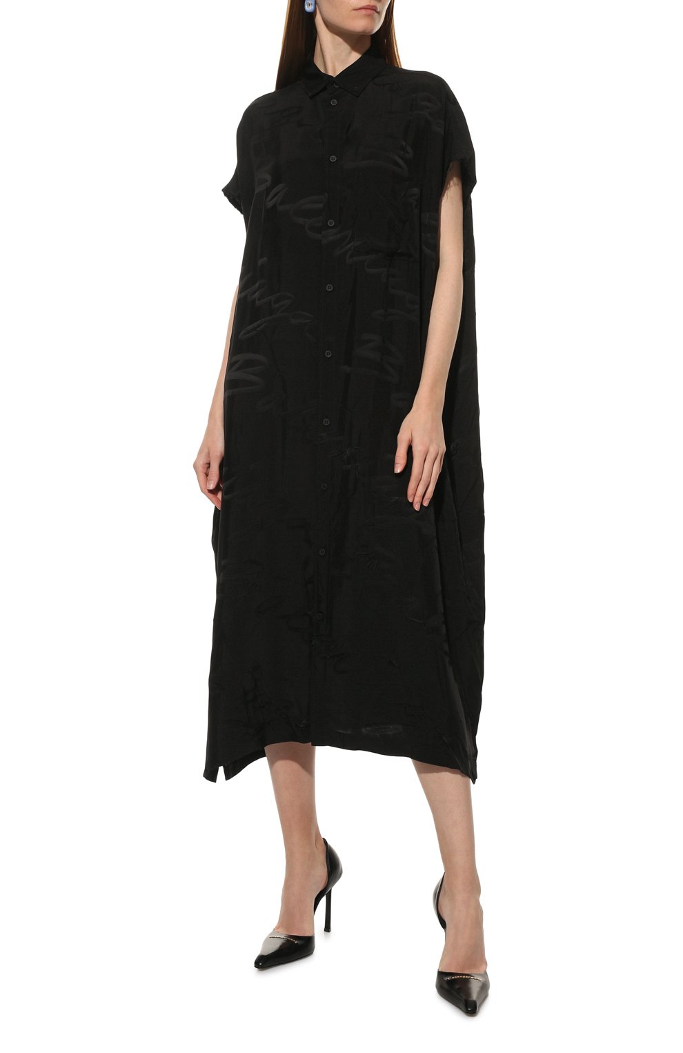 Платье из вискозы BALENCIAGA, арт. 576677/TM060, фото 3