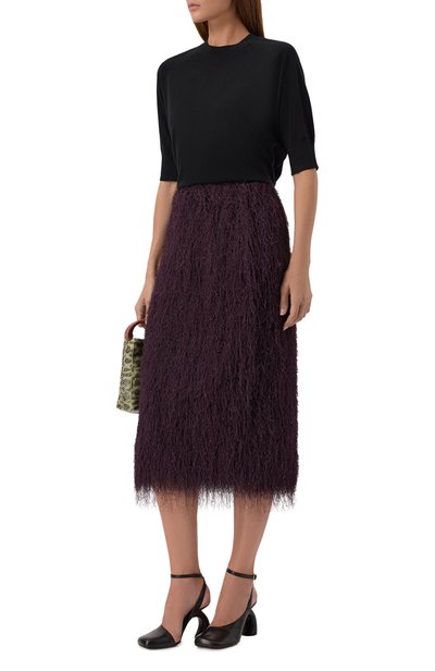 Шерстяной пуловер DRIES VAN NOTEN черного цвета по цене 59950 руб., арт. 131204/4700, фото 2 Шерстяной пуловер DRIES VAN NOTEN, арт. 131204/4700, фото 2