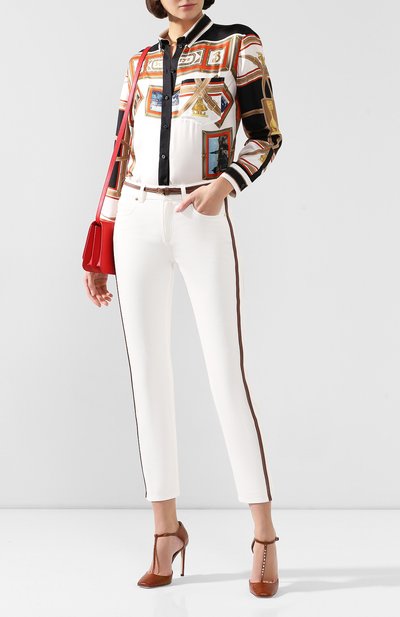 Джинсы с поясом BURBERRY, арт. 8016541, фото 2