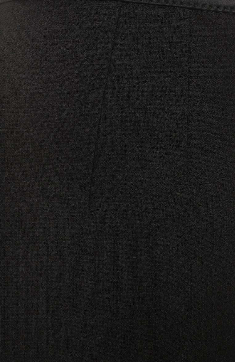 Женская юбка из шерсти и шелка DOLCE & GABBANA черного цвета, арт. F4BBPT/FUBD2 | Фото 6 (Материал внешний: Шерсть; Длина Ж (юбки, платья, шорты): Миди; Кросс-КТ: костюм; Стили: Классический; Женское Кросс-КТ: Юбка-карандаш; Автоматизация ТО: Проставлено; Размерность: Идёт в размер; Автоматизация состава: Проставлено)