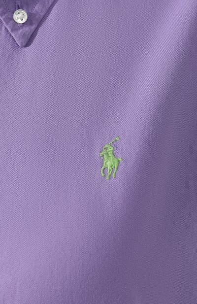 Хлопковое платье POLO RALPH LAUREN фиолетового цвета по цене 15650 руб., арт. 211744848, фото 5 Хлопковое платье POLO RALPH LAUREN, арт. 211744848, фото 5