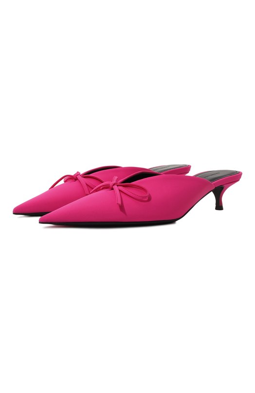 фото Текстильные мюли knife bow 40 balenciaga
