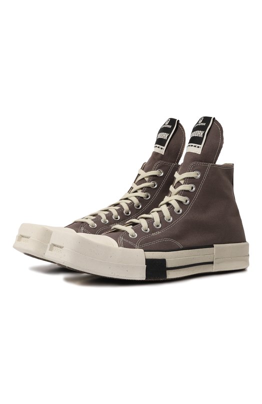 фото Текстильные кеды converse x rick owens drkshdw