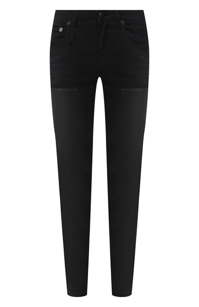 Джинсы-скинни с кожаной вставкой R13, арт. R13WM0041-73, фото 1