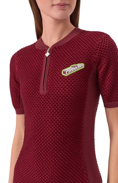 Платье из вискозы и хлопка CASABLANCA, арт. W-SP26-KW-1257-01, фото 4