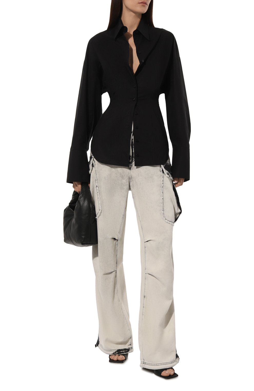 Хлопковая рубашка THE ATTICO, арт. 247WCH28, фото 2