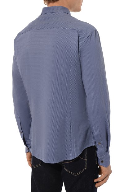 Хлопковая рубашка GIORGIO ARMANI, арт. GM000057/TE11929, фото 4
