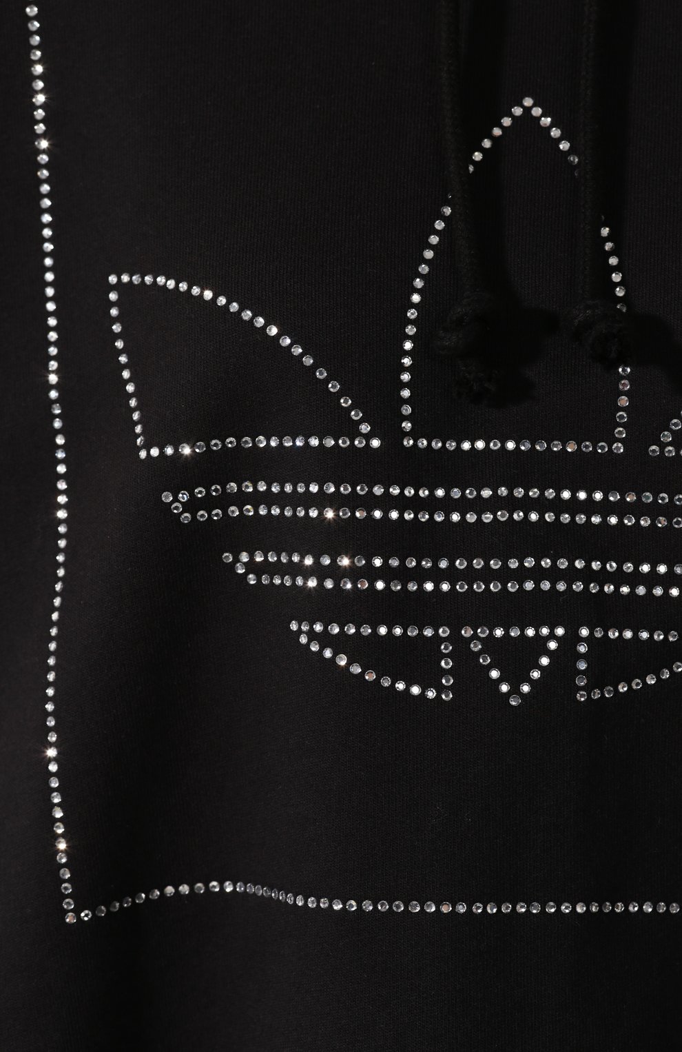 Хлопковое худи ADIDAS ORIGINALS черного цвета по цене 4820 руб., арт. FM1915, фото 5 Хлопковое худи ADIDAS ORIGINALS, арт. FM1915, фото 5