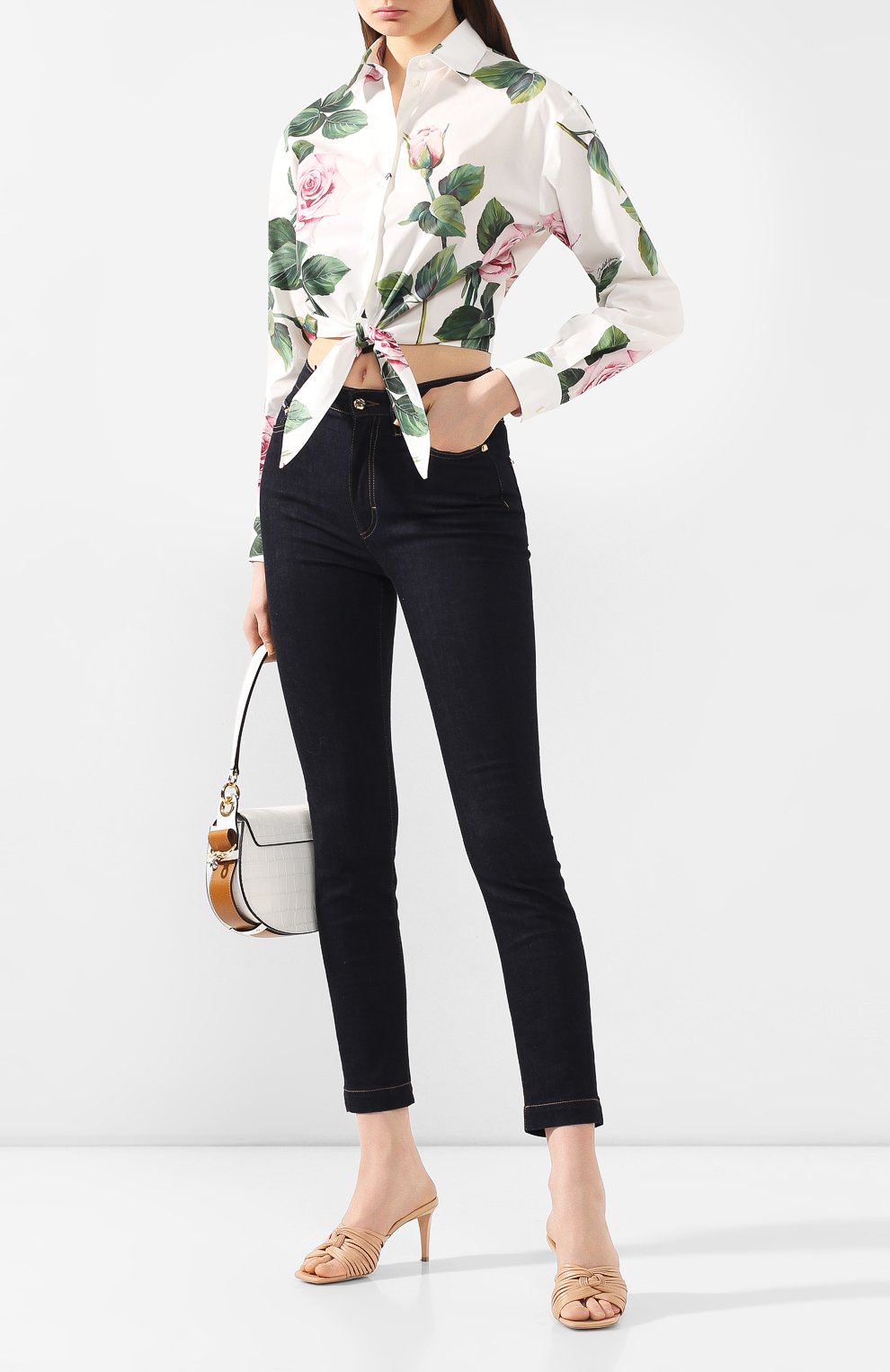 Хлопковая блузка DOLCE & GABBANA, арт. F5K68T/HS5FZ, фото 2